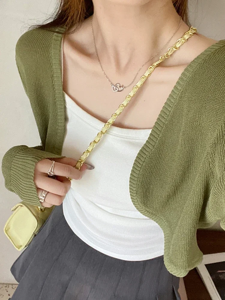 Chic Summer Lace-Up Cardigan