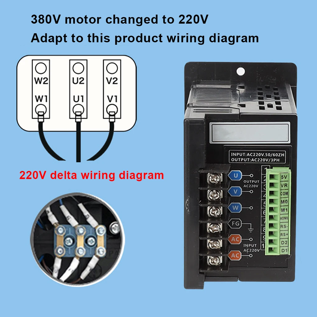 

Motor Inverter Digital 3 Phase Output Speeds Control Driver Converter 200W