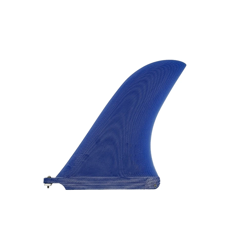 upsurf-surfboard-longboard-fins-single-fin-9-10-inch-surf-fin-blue-color-fiberglass-paddleboard-fin-sup-fin-center-longboard-fin