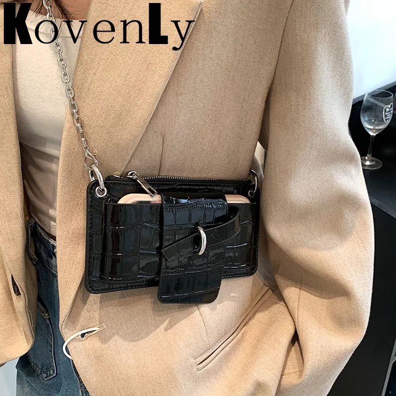 Women Bag Fashion Messenger Bag Small Phone Purse Long Chain Strap Crossbody Sling Bags For Women Fashion Mini Shoulder Purse