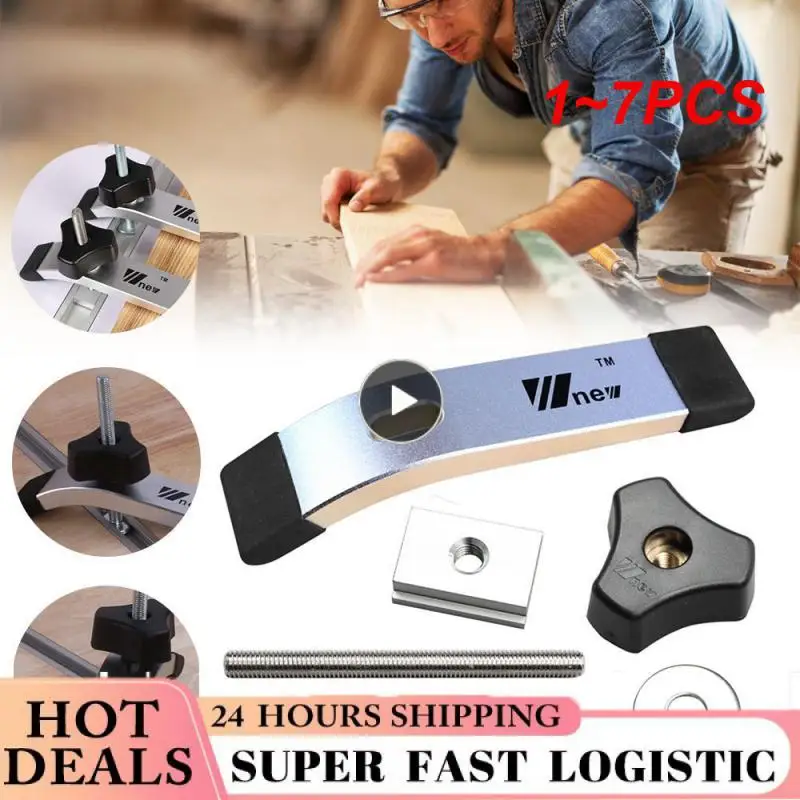 

1 ~ 7 шт. Набор Т-образных пазов для деревообрабатывающего крепления 0. -1,22 M T Track M8 T винт M8 гайка пила стол удерживает