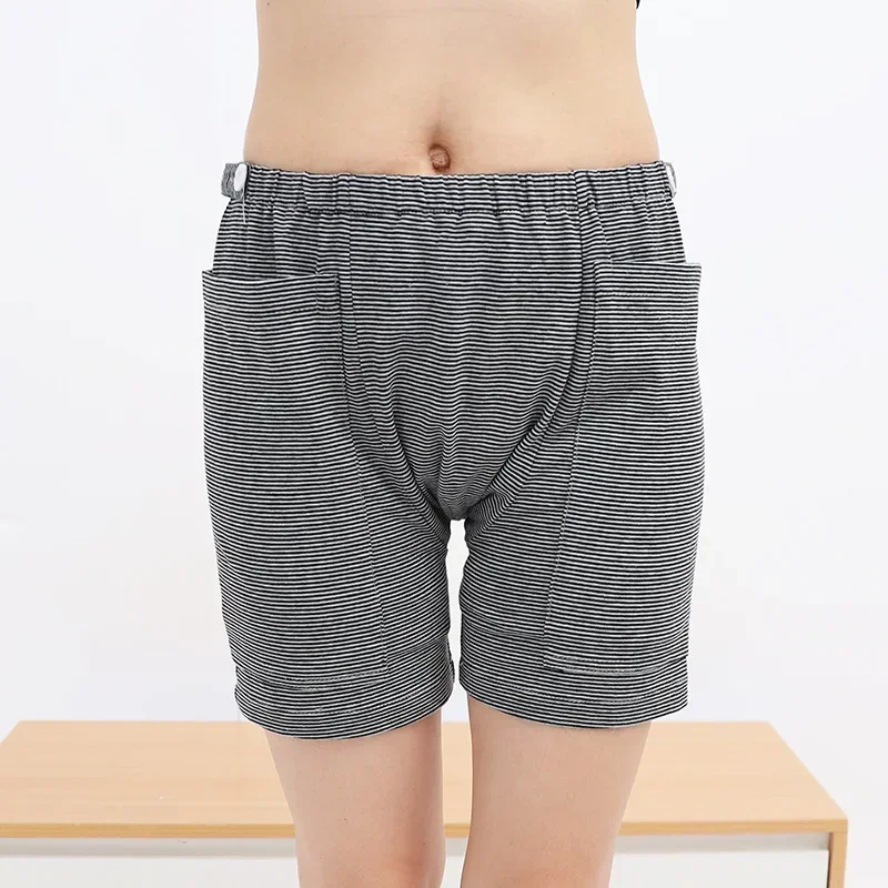 Large Capacity Elderly Stomy Underwear Intestinal Kidney Mouth Surgery Nursing Portable Wearable Urine Bag Pants Double Pocket 4