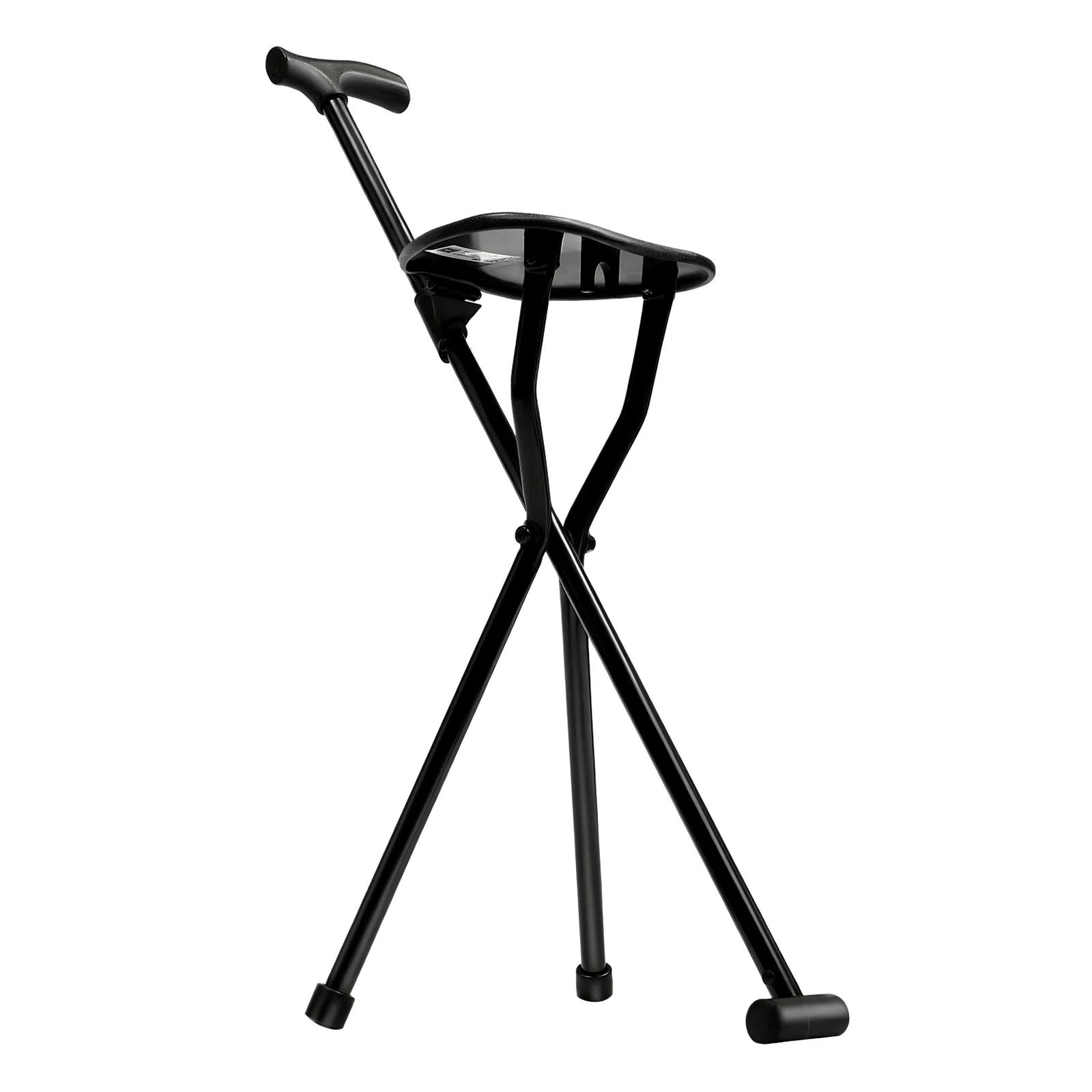 Portable Cane Seat,Folding Walking Stick With Seat,Max.113Kg For Elderly Walking In The Park, Fishing Leisure, Foldable Tripod 6
