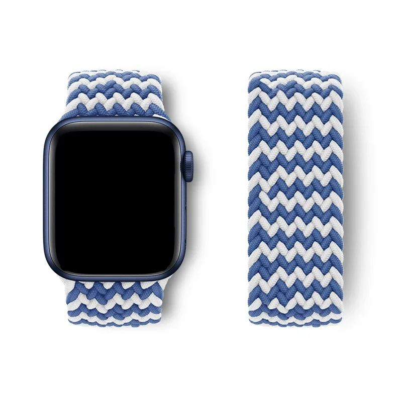 Elastic Braided Loop Watch Band Strap in Multiple Sizes
