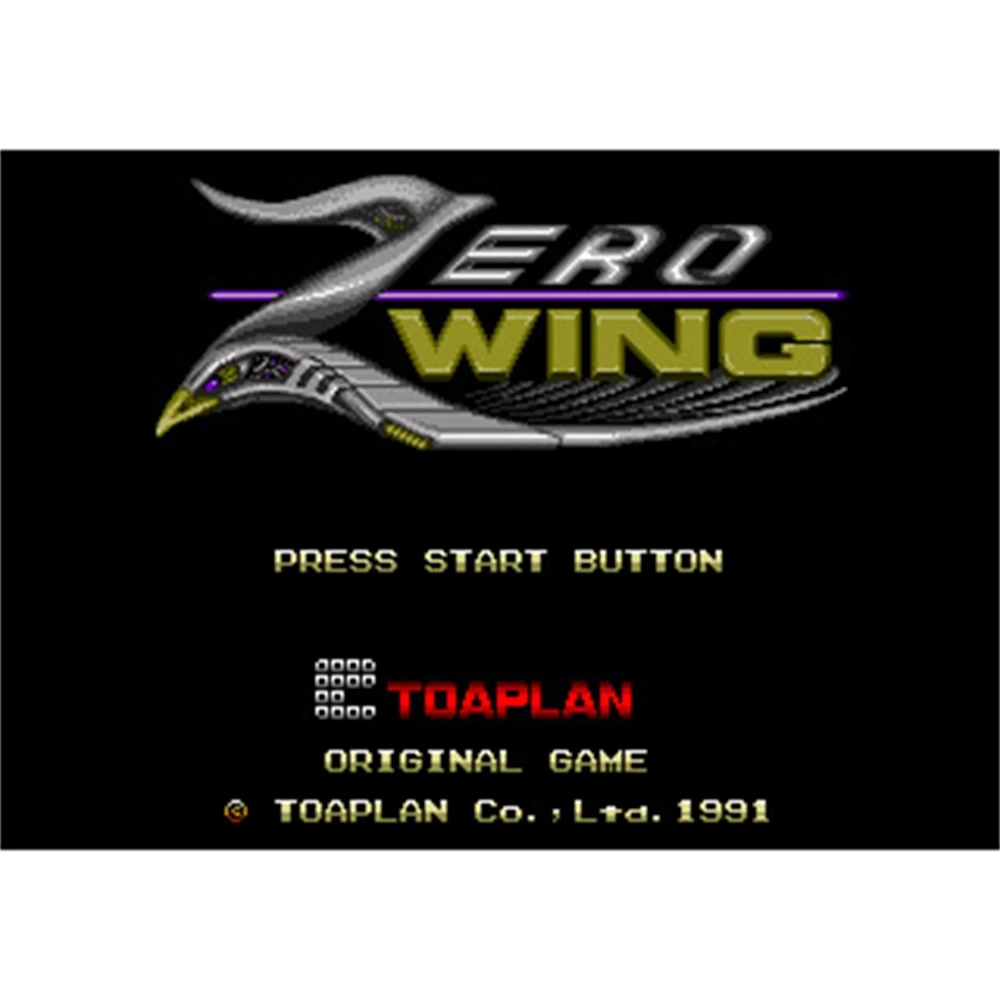 Scheda Di Gioco Md Zero Wing 16Bit Per Sega Mega Drive Per Genesis