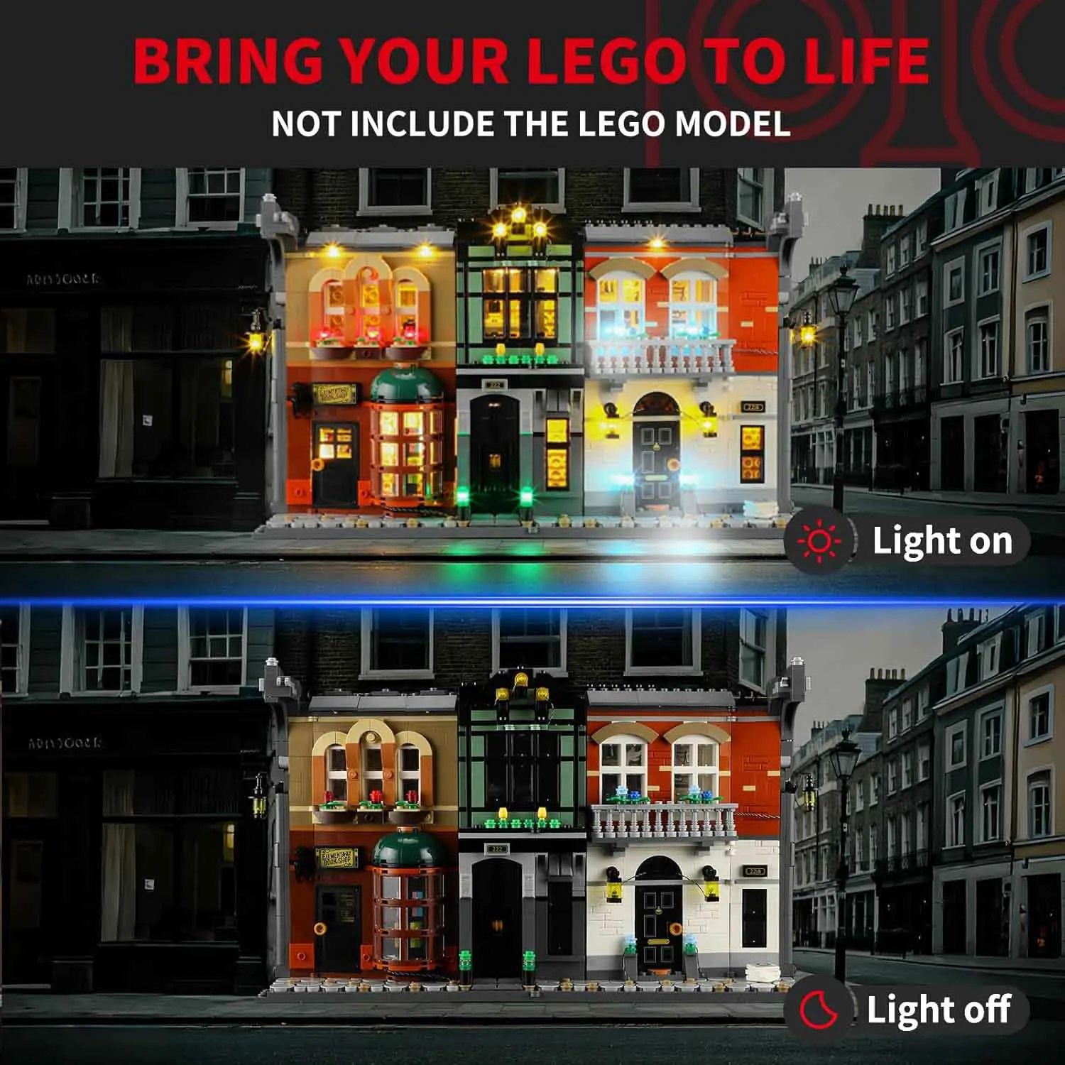 No LEGO, Just Light) USB Lights Set for Lego Sherlock Holmes Book