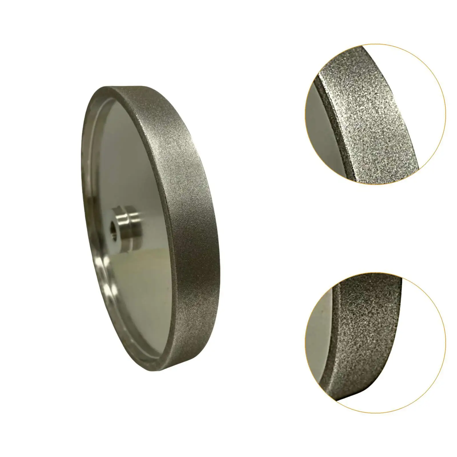 Cbn Grinding Wheel 180 Grit Sturdy Accessory 8 inch 5/8" Arbor 1"Wide for Woodturning Tools Sharpening High Speed Steel Tools