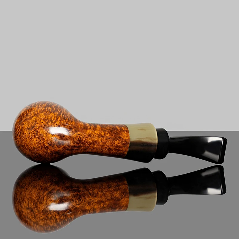 S90d0843c059e4b7684e5db6cb52e1a78W Handgefertigte Baumheide Pfeife Geschenkset