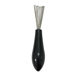 Versatile Hair Brush Cleaning Tool with Plastic Handle (Black)