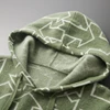 100% Goat Cashmere Class A Sweater Men's Hooded Collar Pullover 2023 Autumn and Winter Thickened Sweatshirt Jacquard Large size 4