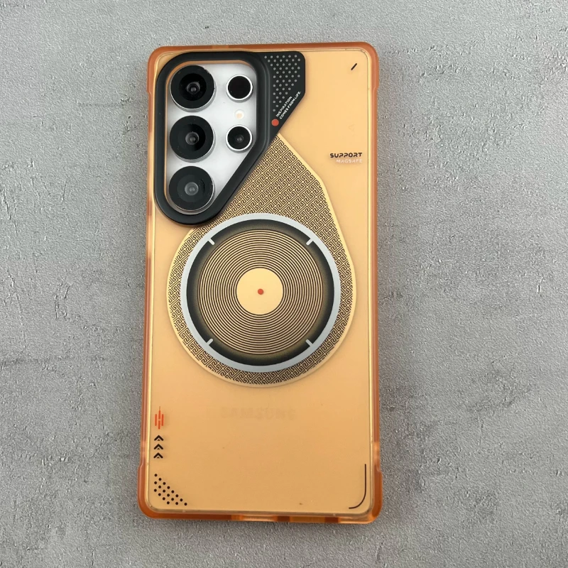 Matte Translucent Magnetic Shockproof Protective Case Cover