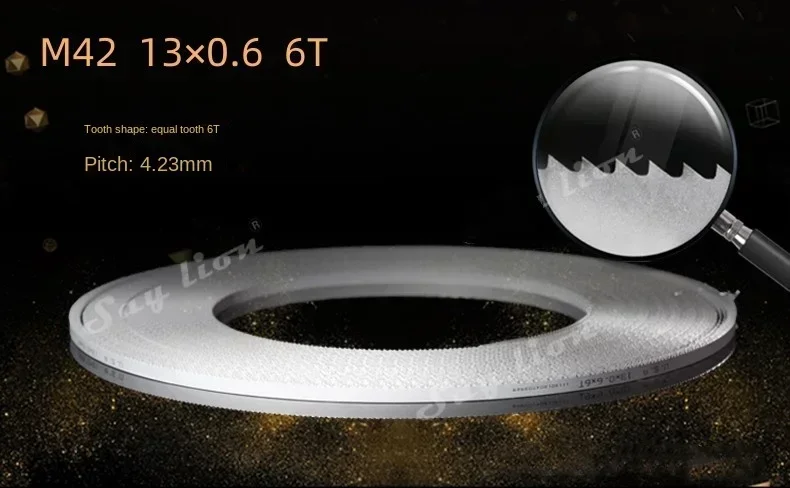 High-Quality Metalworking Bandsaw Blades - 13mm Wide, 6TPI & 14TPI, Precision Cutting Tool
