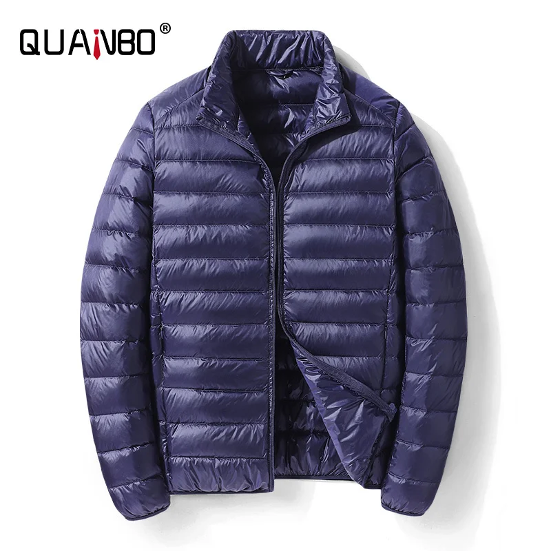 5 Colors Men's Lightweight Packable Down Jacket Breathable Puffer Coat Water-Resistant New Top Quality Male Puffer Jacket