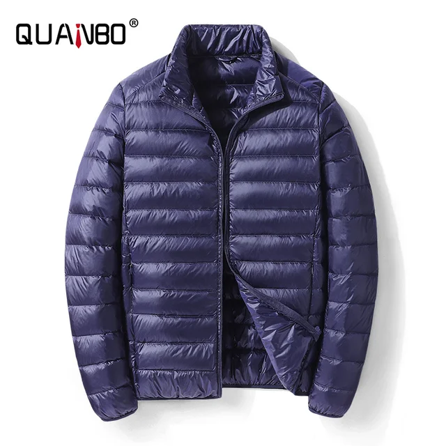 남성용 통기성 경량 패커블 다운 재킷: 겨울철의 필수품