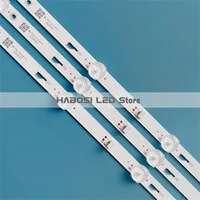 3pcs/Kit LED backlight Strips for HLPRO43UHD9 43U3600C L43E9600 SI43FS SI43US SI43F16 T43D18SF ATVIO 43D1620 I43S645VTE E469119 1