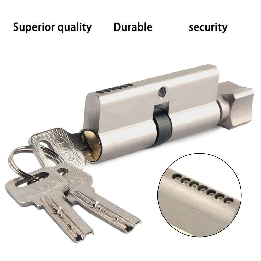 70 Lock Cylinder for Indoor Bedroom Doors And Anti-theft Entrance Zinc Alloy Aluminum Alloy Brass Door Lock