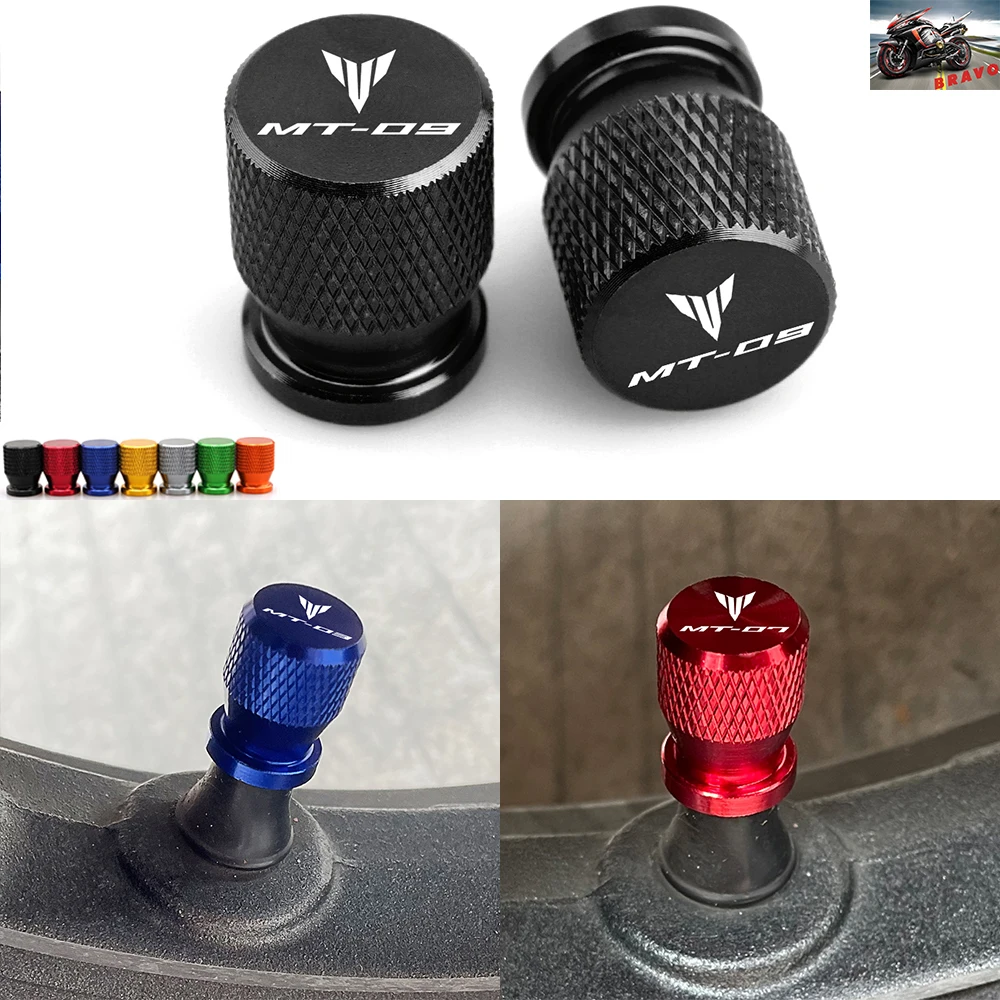 

Логотип для Yamaha MT-03 MT-07 MT 03 07 09 MT03 MT07 MT09 аксессуары для мотоциклов CNC колпачки клапанов шин пылезащитные крышки