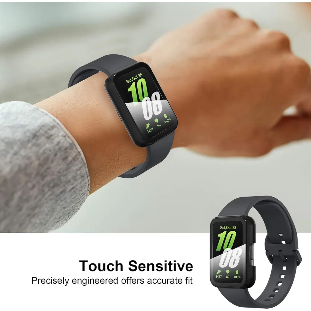 حافظة واقية للشاشة وزجاج لسامسونج جالاكسي Fit3 ، 2...