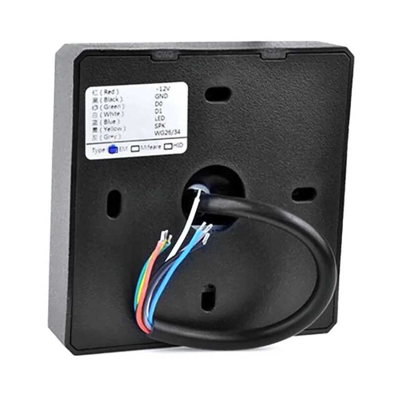 -[A51I 디지털] 방수 IP65 근접 RFID 카드 도어 액세스 제어 키패드 리더기 위건 26비트 보안 시스템 125Khz(I