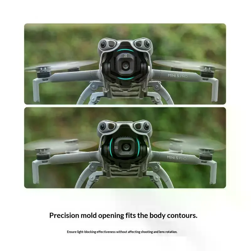 Lot de 1 support de protection pour hélice de drone, vue rapprochée du matériau antichoc