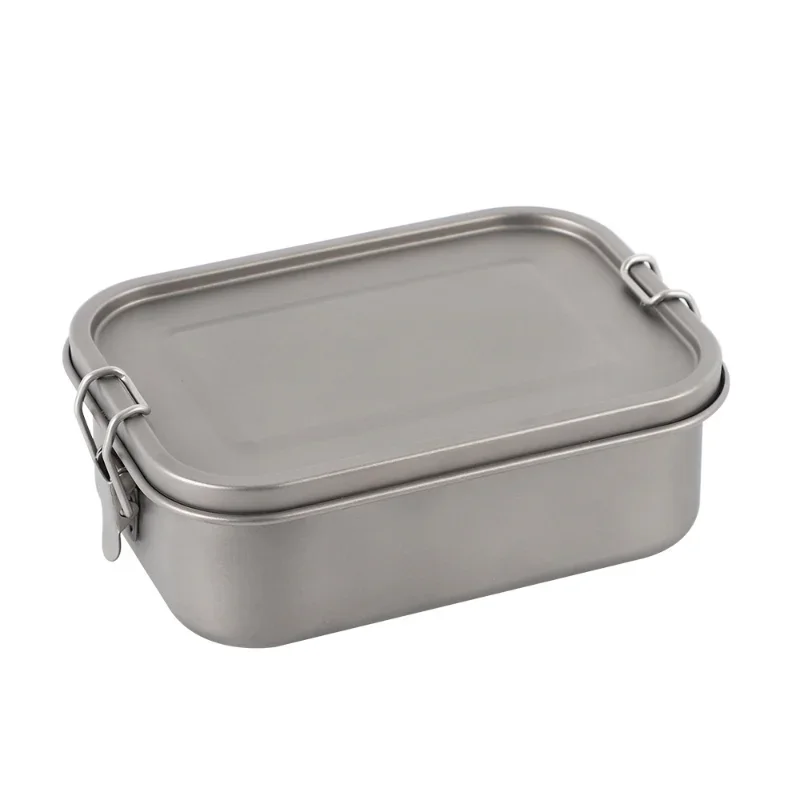 800ml/1200ml Titanium Alloy Portable Bento Dinner Box portable food container,portable lunch box