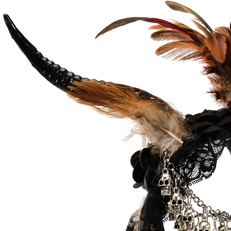 Fascia per capelli con corna di toro stampata in 3D: accessorio per costume da cosplay - Italia