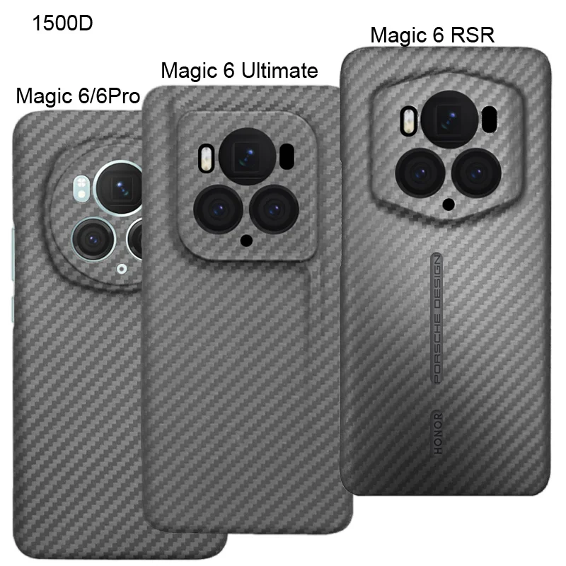 ACC-Carbon Real Carbon Fiber Case for Huawei Honor Magic 6 Ultimate Aramid Fiber Ultra-thin  Anti-drop Cover Magic 6 RSR Case