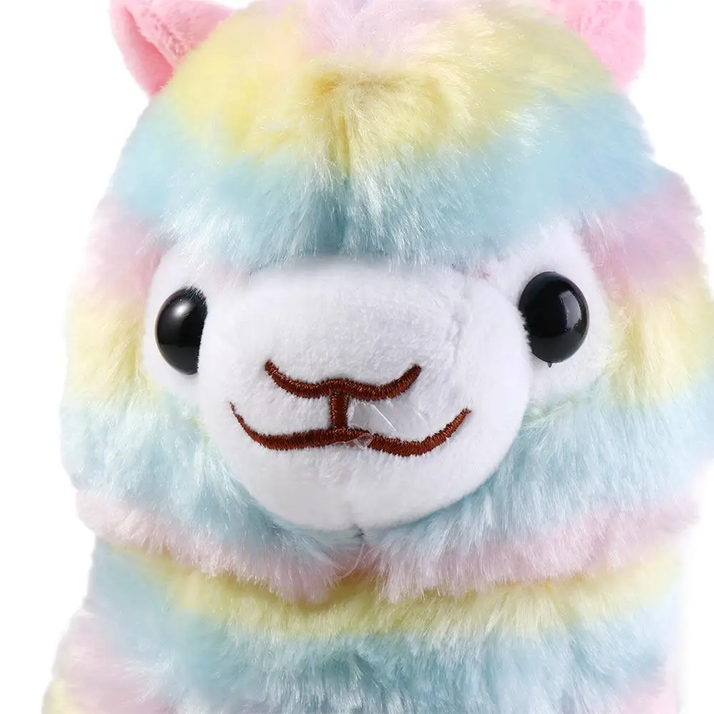 Mate Gift For Children Birthday Gift  Puppet  Alpaca  Doll Home Soft Toys Stuffed  Toys Colorful Alpaca Doll