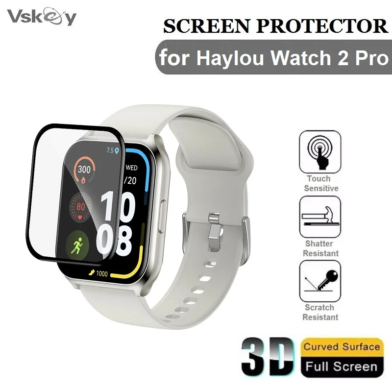 

100 шт. 3D изогнутая мягкая защита экрана для Haylou Watch 2 pro LS02 PRO умные часы Полное покрытие Защита от царапин защитная пленка