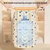 Clothes Quilt Storage Bag Dorm Room Essentials Storage Organizer Large Capacity Waterproof Moistureproof Closet Woven Bag 4