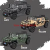 Refit 4WD Off-Road Remote Control Truck Model 16CH Smoking Lighing Alloy Underbody Differential Lock Brake Function RC Truck 4