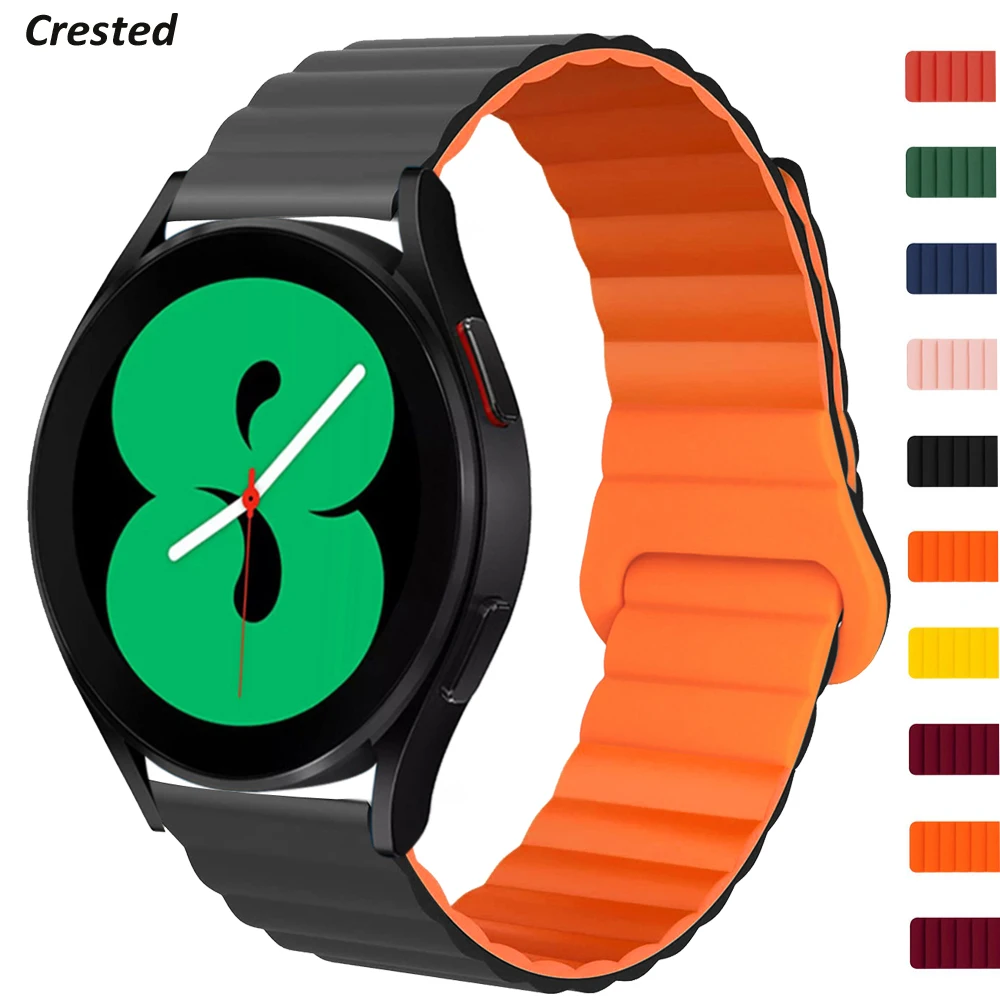 

Ремешок силиконовый для Samsung Galaxy watch 6/5/pro/4 40 44 мм, классический браслет для Huawei GT 2/2e/pro/Active 2, 20 мм/22 мм
