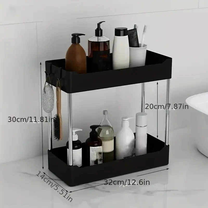 1Pc Kitchen Spice Storage Rack Multi-Functional Countertop Seasoning Storage Rack Household Multi-Layer Corner Shovel Kitchen Ut 3
