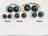 20PCS   12mm to  28mm comical Round  glitter toy eyes funnny doll eyes With handpress washer FOR PLUSH CRAFT -N19 5