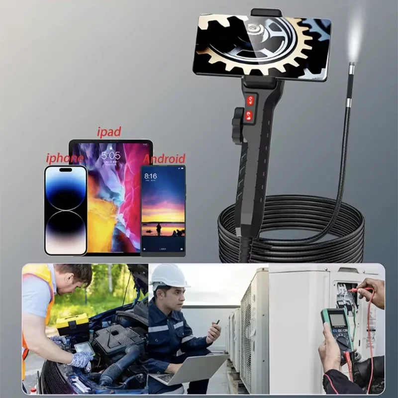 8.5/6.2/3.9mm single lens 1080P Endoscope 360° 2 ways Suitable for Automotive Diesel Engine Carbon Deposition Aviation Detection 6