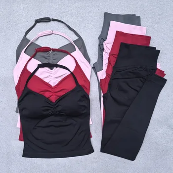 Seamless Scrunch Yoga Set 1