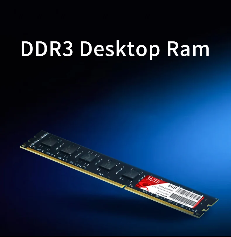 Description Picture 2 of itemJAZER Memoria Rams DDR3 1600MHz New Dimm 1.5V Desktop Memory Compatible AMD And Intel