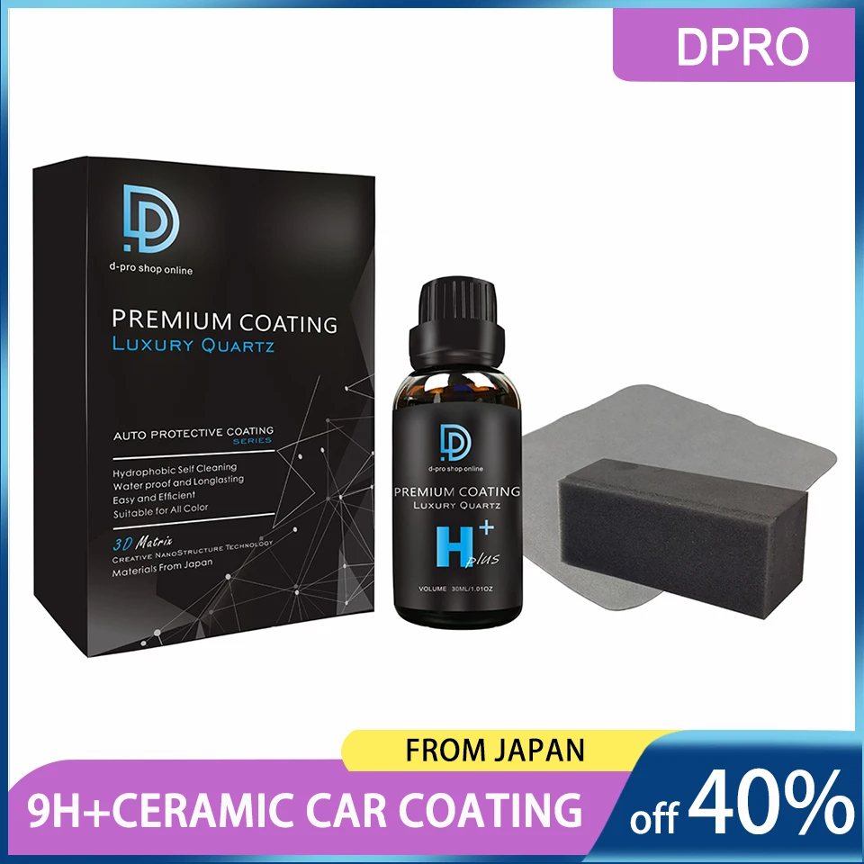 Dpro Nano Ceramic Car Coating 9H Rivestimento Idrofobo Crystal Liquid Glass Paint Care Impermeabilizzazione Lucidatura Auto Detailing