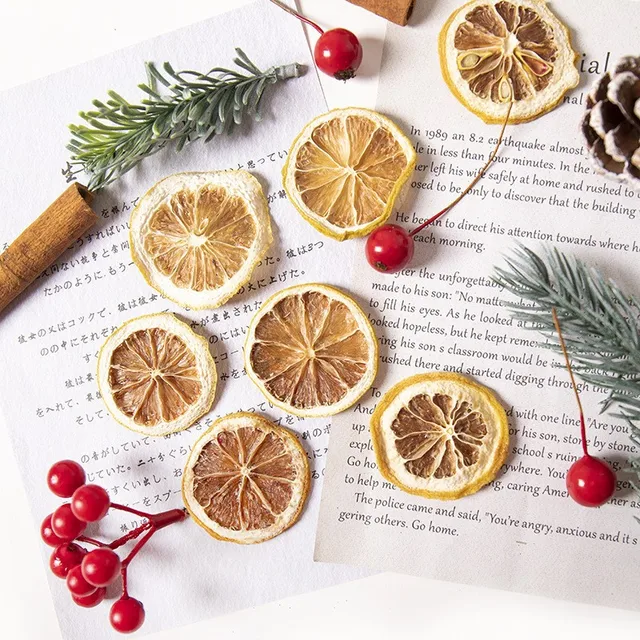 DIY Handmade Decoration Airdried Dried Lemon Slices Fire-free Cinnamon DIY  Crafts Accessories Aromatherapy ingredients - AliExpress