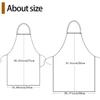 1pc, Cute Waist Apron with Letter Phrase Print - Fashionable and Functional Kitchen Workwear 5