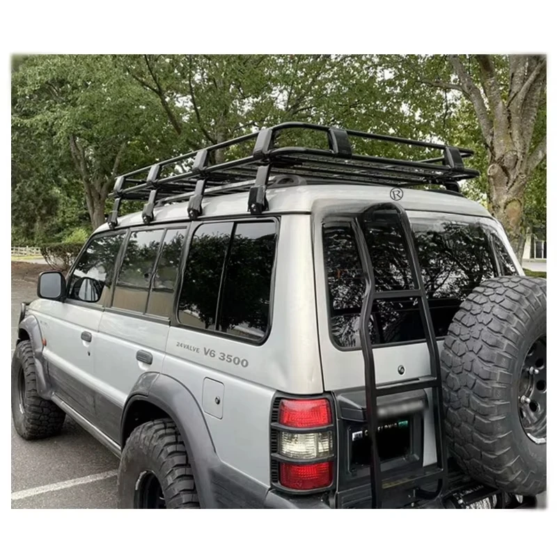 Car Top Roof Rack 4x4 for Pajero Montero V31 V33 V6 V73 Off Road Accessories Steel Rackcustom