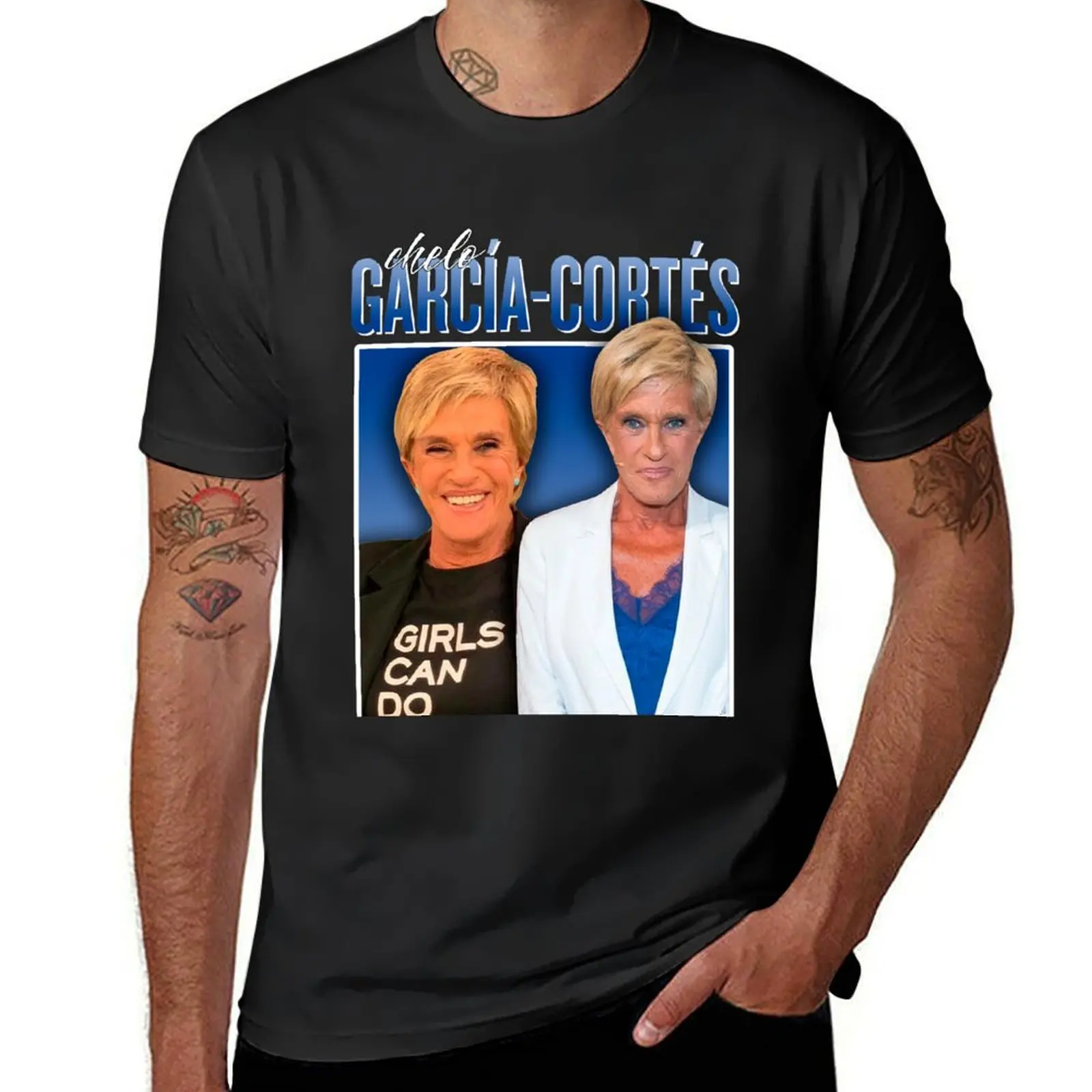 

CHELO GARCIA-CORTES T-Shirt blanks graphics shirts graphic tees summer top mens graphic t-shirts funny