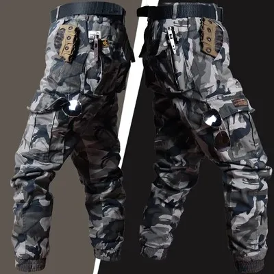 Gray camo pants