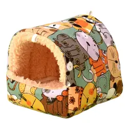 Hamster House Cozy Small Hideouts Warm Hamster Nest Guinea Pig House for Comfortable Rabbit Chinchilla Hedgehog Ferret for Good