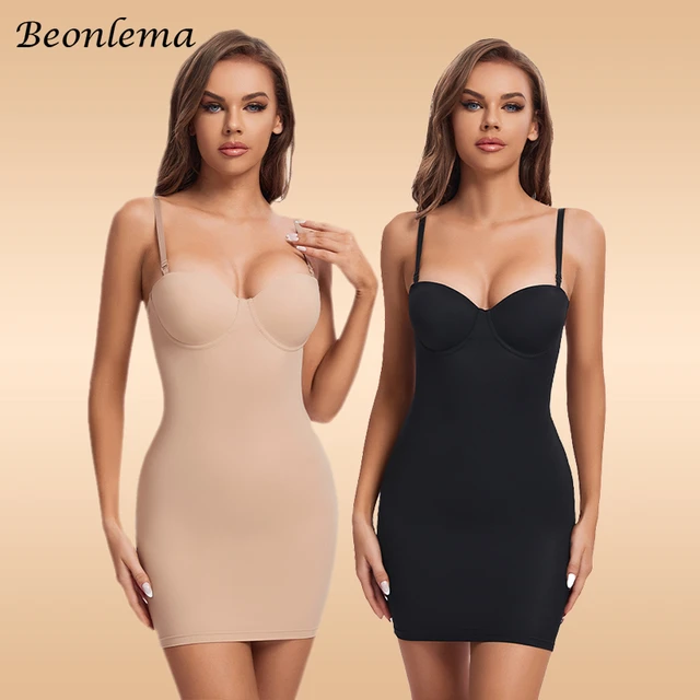 Women Shapewear Strapless Tube Slip Dress Mini Bodycon Dresses for Women  Seamless Tanks Top Dress Slimming Underwear Corsets - AliExpress