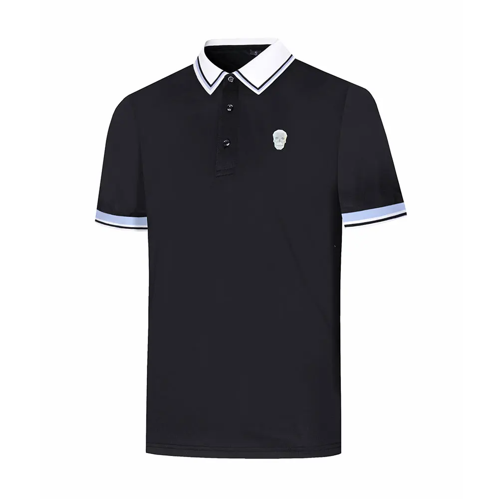 

2024 New Men's Summer Golf Shirt (Customizable Logo) Comfortable, Breathable, Quick Drying, Anti Pilling, Free Shipping