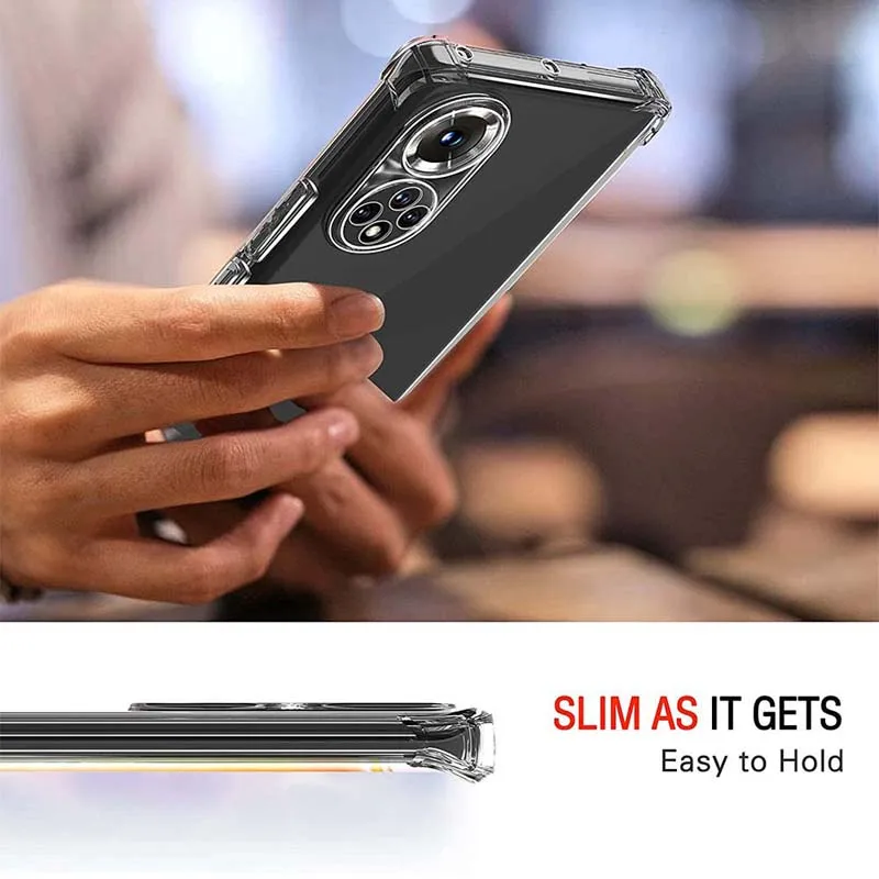 Thick Shockproof Soft Silicone Clear Phone Case Cover