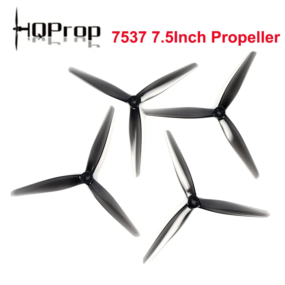 

4/8/10/20Pairs HQProp HQ 7.5X3.7X3 7537 7.5inch CW CCW 3 Blade / Tri-blade Propeller prop for FPV Drones DIY Parts