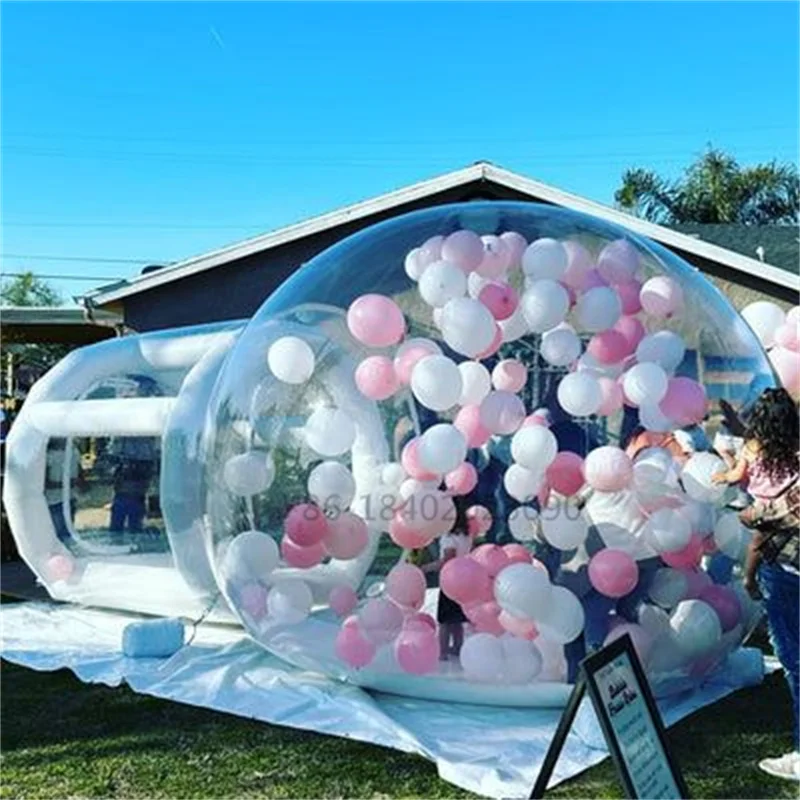 Factory Camping Tent House Outdoor Bubble Tent Inflatable Transparent Dome Clear Bubble Tent House for camping 4