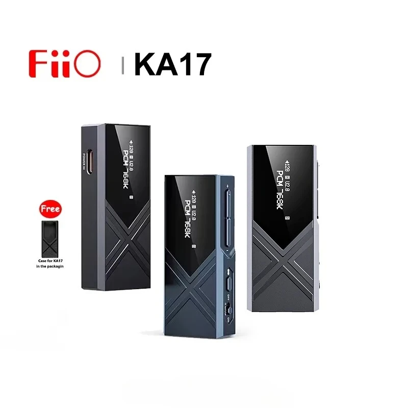FiiO - ヘッドホンアンプ FIIO KA17 Black (ほぼ新品) FiiO FIIO KA17 Black フィーオ ヘッドホンアンプ DACアンプ